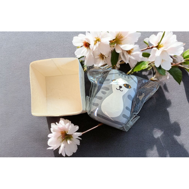 《希望之棲》【現貨】和紙香味貓張子(附箱) 日本緣起物 羅工房 京都職人手作 薰香貓擺飾 職人手繪-細節圖6