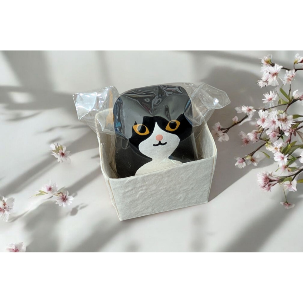 《希望之棲》【現貨】和紙香味貓張子(附箱) 日本緣起物 羅工房 京都職人手作 薰香貓擺飾 職人手繪-規格圖9