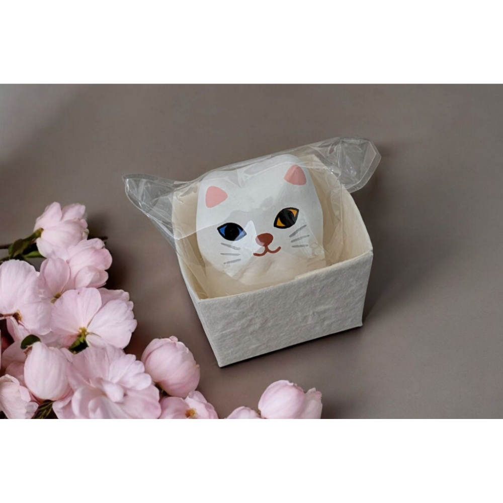 《希望之棲》【現貨】和紙香味貓張子(附箱) 日本緣起物 羅工房 京都職人手作 薰香貓擺飾 職人手繪-規格圖9