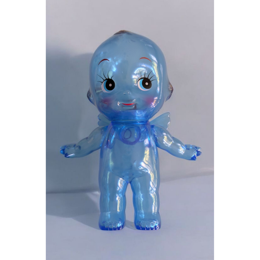 《希望之棲》【現貨】日本製透明Q比娃娃 尺寸15公分 透明Q比 復刻公仔 QPキューピ OBITSU製作所新品-細節圖6