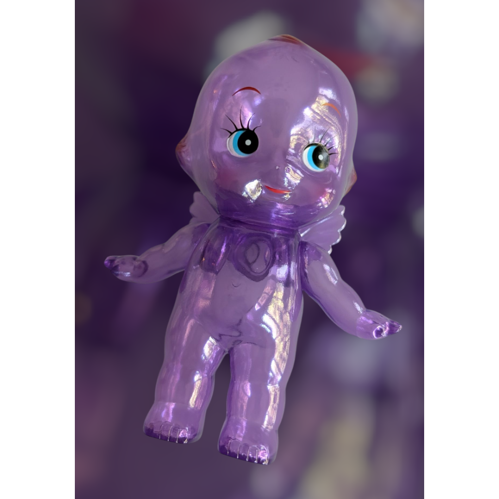 《希望之棲》【現貨】日本製透明Q比娃娃 尺寸15公分 透明Q比 復刻公仔 QPキューピ OBITSU製作所新品-規格圖11