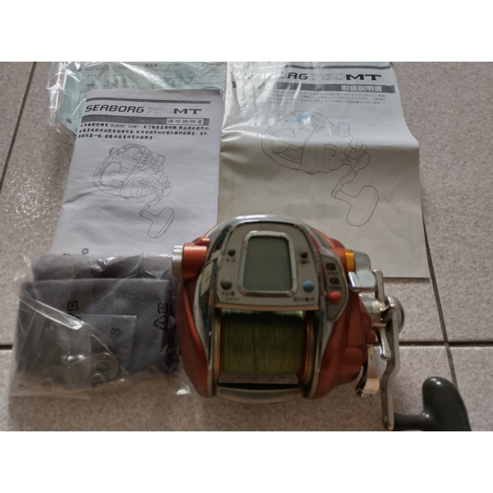 二手 Daiwa 橘怪 Seaborg 750MT 電動捲線器-細節圖3