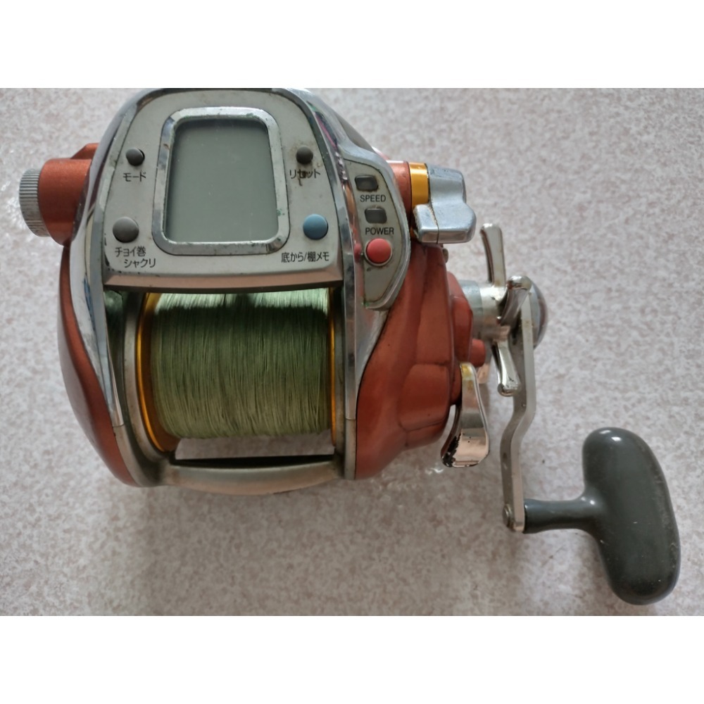 二手 Daiwa 橘怪 Seaborg 750MT 電動捲線器-細節圖4