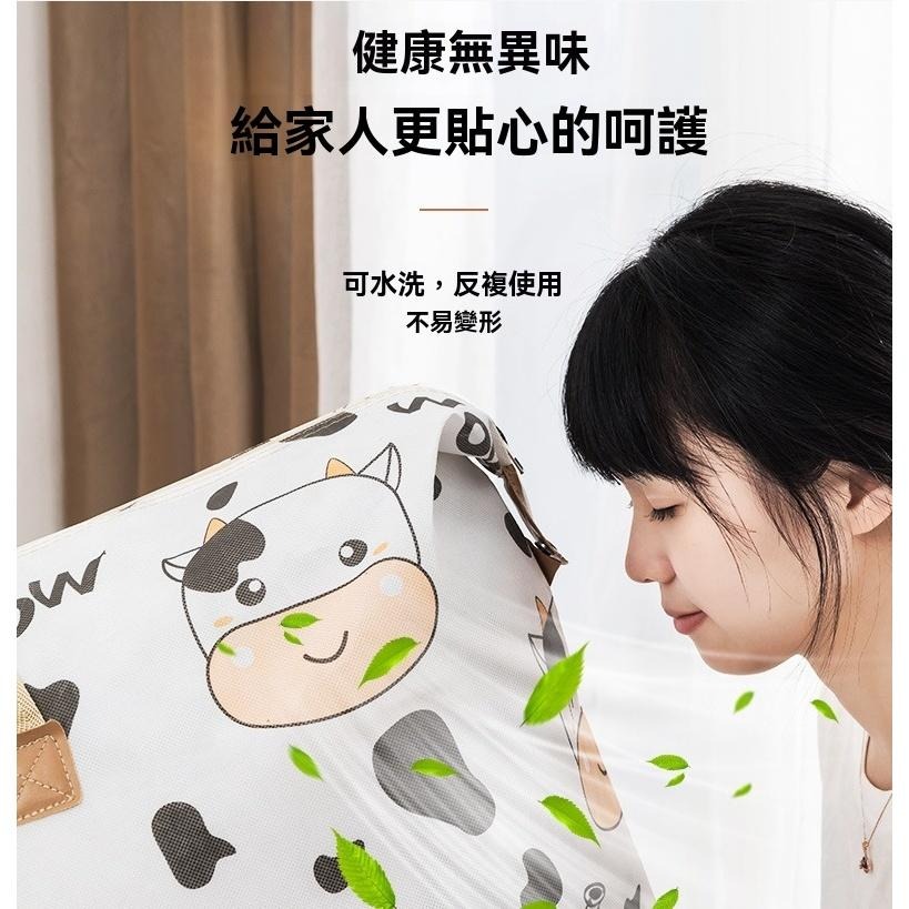 旅行收納袋 棉被收納袋 防水收納袋 提手收納袋 衣物收納袋 大容量收納袋 整理袋 搬家袋 收納袋大容量 有提把棉被袋-細節圖4