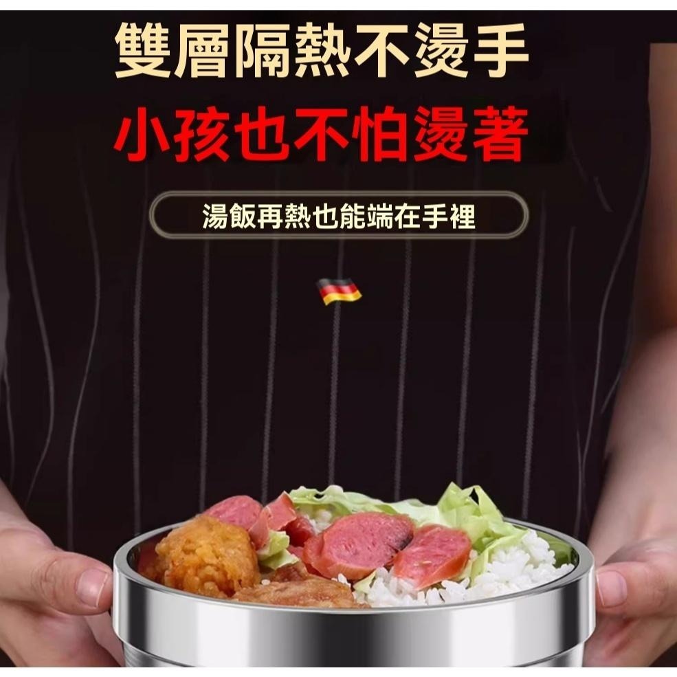 碗 不鏽鋼碗 大碗公  不鏽鋼碗 加厚雙層304不銹鋼碗 拉麵碗 湯碗 泡麵碗  沙拉碗 兒童碗 寵物碗 菜盤 狗盆-細節圖5