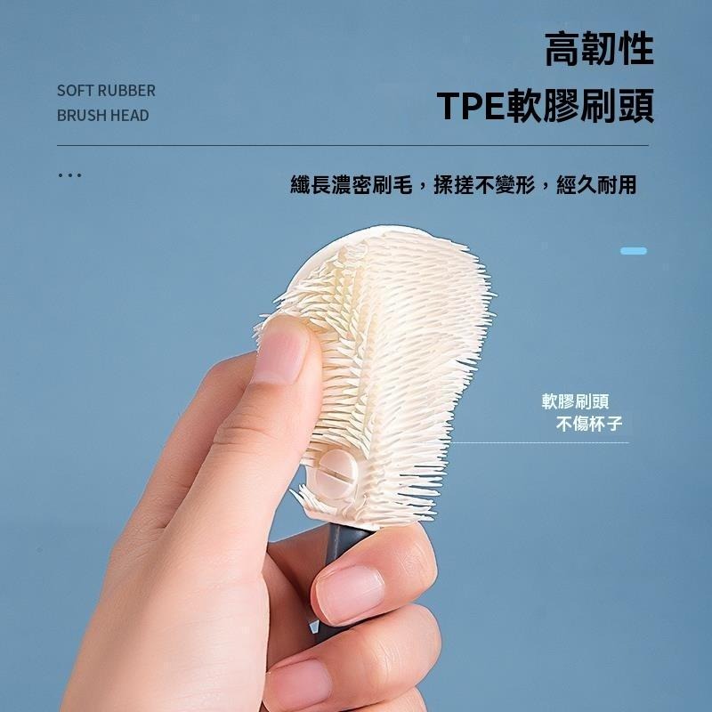 摺疊刷 刷杯子神器 奶瓶刷 瓶子刷 刷子 保溫瓶 茶壺 水杯 奶瓶 保溫瓶刷 清潔刷 多功能刷子 DIY 清潔 無死角-細節圖8