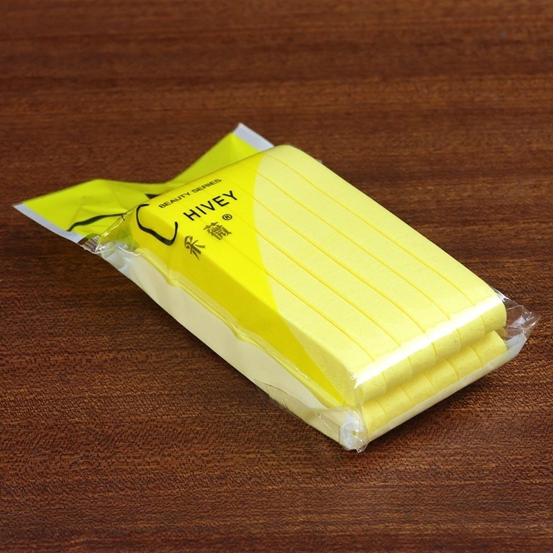 洗臉海綿 黃一包12條