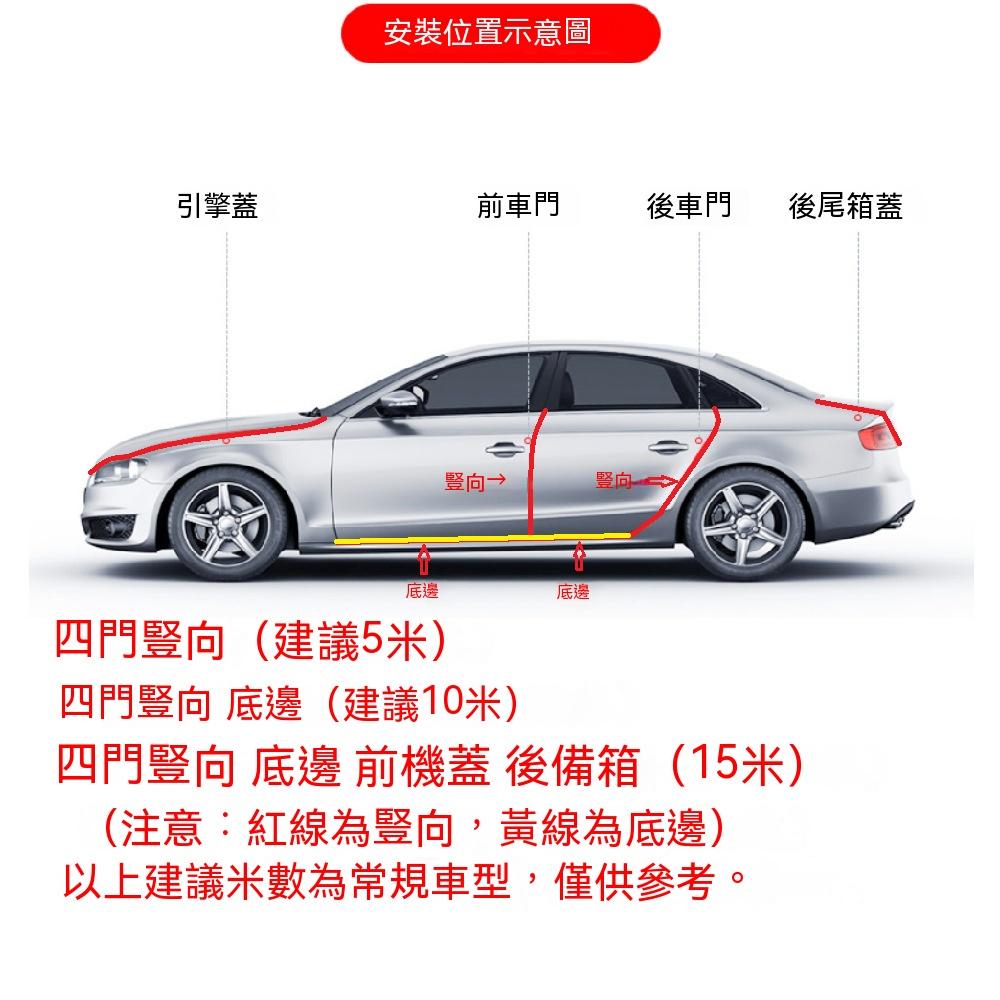 『貝比』台灣現貨 車條 保護 車門防撞條 防撞條 汽車防撞條 鋼片防撞 車門 汽車防護條 防撞邊條 防撞 膠條 車門隔音-細節圖5