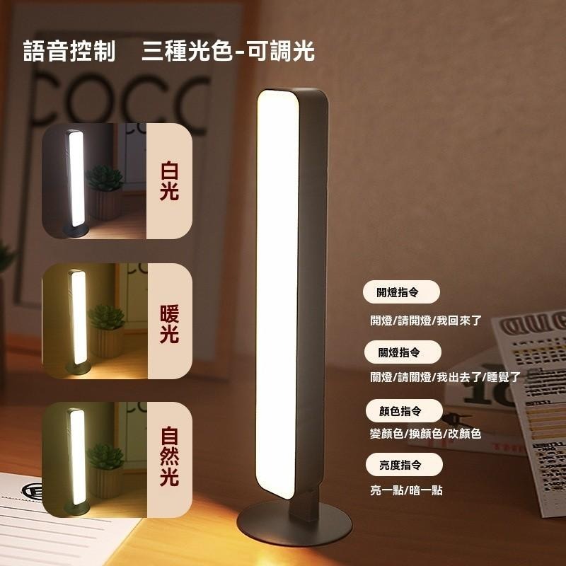 聲控燈 聲控燈具 語音控制燈 智能語音燈 聲控小夜燈 USB聲控燈 語音開關燈 臥室夜燈 即插即用 色溫調整 臥室首選-細節圖3