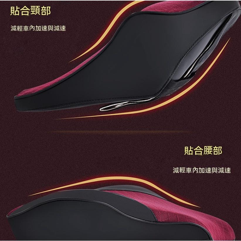 加厚 9D 記憶枕 汽車枕頭 汽車靠枕 靠背 腰靠 車用靠墊 汽車靠墊 座椅靠墊 靠墊 車用靠枕 頭枕 枕頭 舒適 護頸-細節圖3