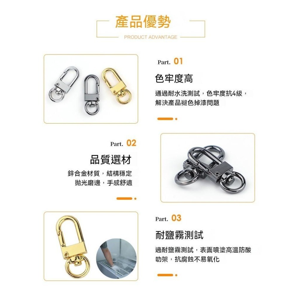 20個 40元 3分門扣 diy鑰匙扣 鉗子扣 魚嘴扣3分小門扣公仔扣環 配件 手機掛繩 提包扣 五金配件  鑰匙扣-細節圖3