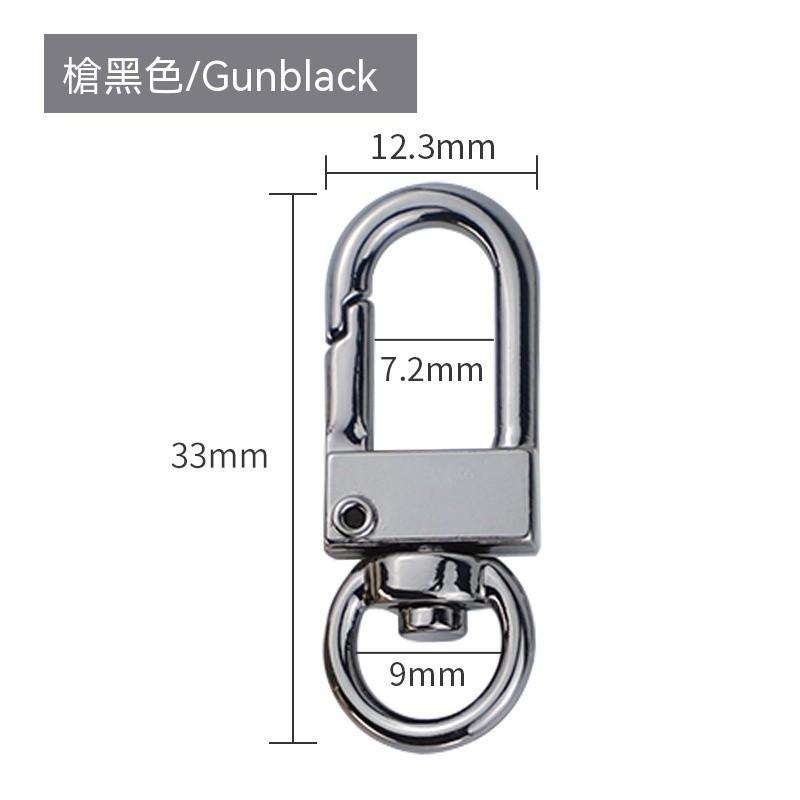 20個 40元 3分門扣 diy鑰匙扣 鉗子扣 魚嘴扣3分小門扣公仔扣環 配件 手機掛繩 提包扣 五金配件  鑰匙扣-細節圖7