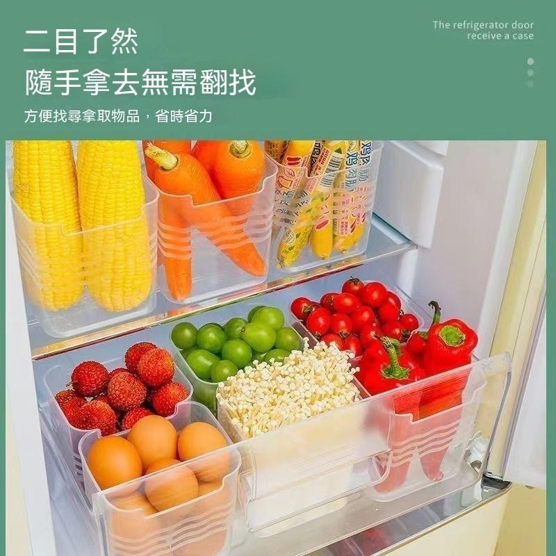 20個100元 收納盒 冰箱側門收納 廚房收納盒 多功能 桌上收納盒 分裝盒 分類 收納大師 儲物盒 冰箱置物盒冰箱收納-細節圖2
