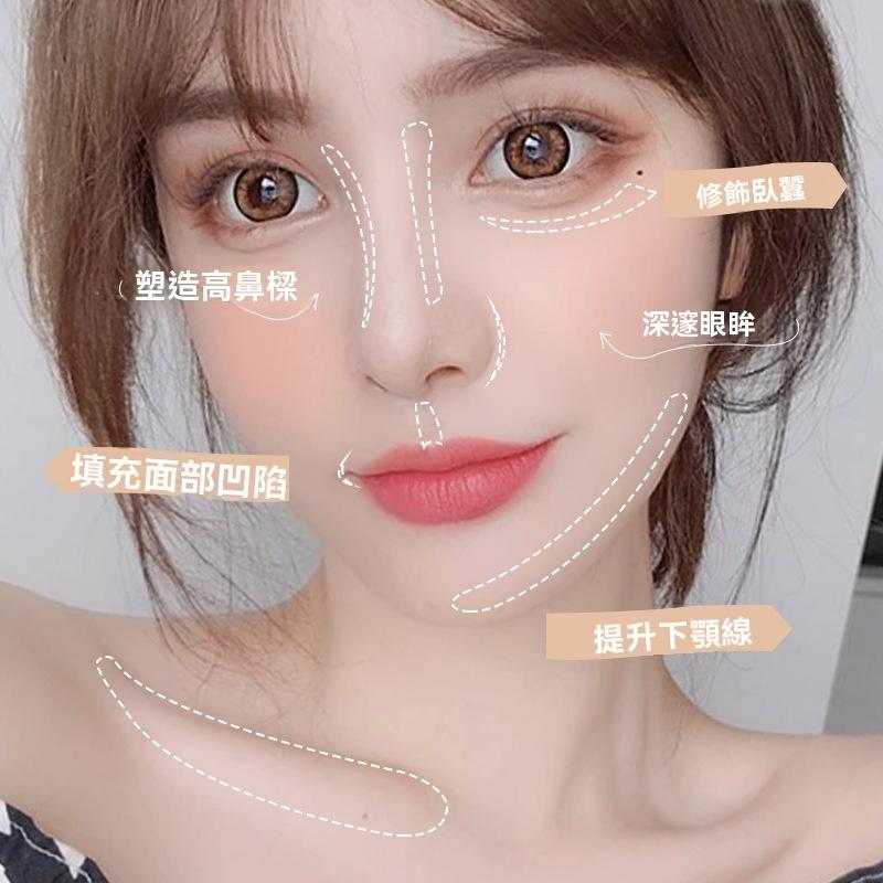 液體修容棒 遮瑕 防水 提亮 立體 美妝 MINSHZEE 茗希芝 高光液 鼻影 陰影 提亮 自然 高光 修容液-細節圖3