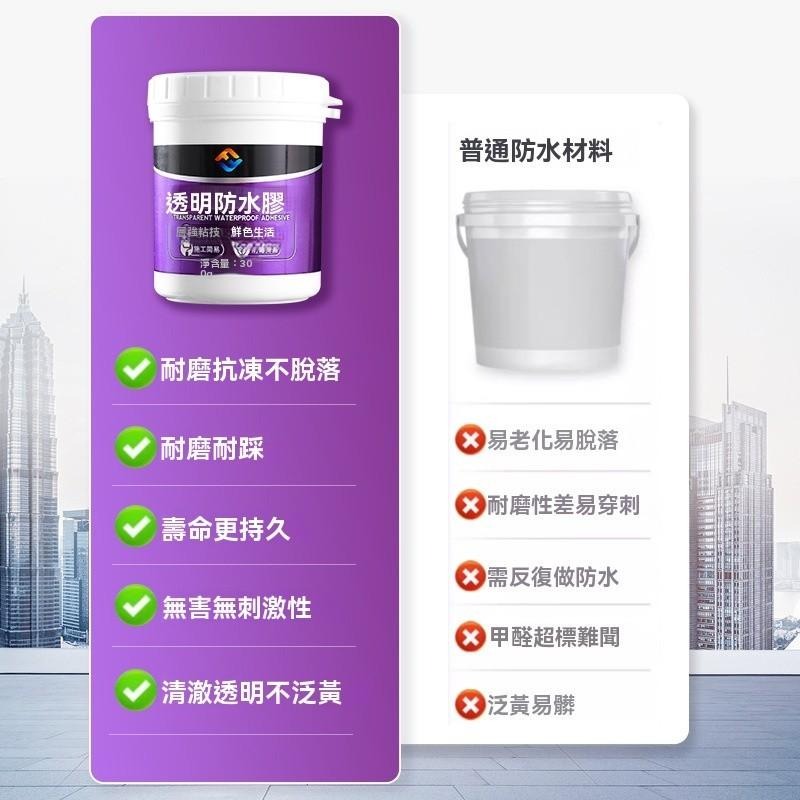 透明防水膠 修補縫隙 防水膠 隱形防水膠 補漏 防水底漆 雨季救星 修補 養護 防水漆  防漏水 補漏膠 DIY-細節圖4