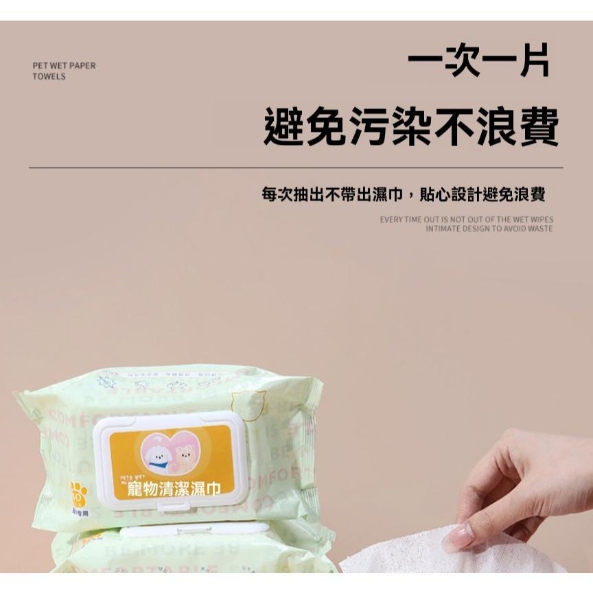 寵物濕紙巾 貓狗濕紙巾 寵物濕巾 加厚寵物濕巾 無香寵物濕巾 加厚韌性高 雙蓋鎖水 清理屁屁 眼部清潔 戶外擦腳 旅行-細節圖4