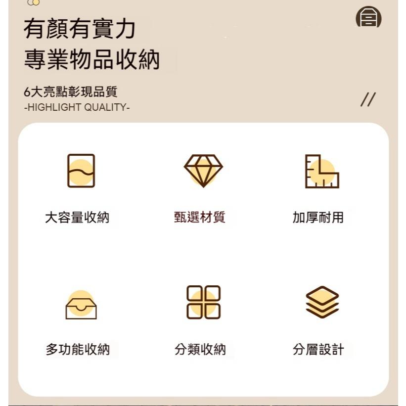 收納盒 DIY 宿舍 多功能 客廳 桌上收納盒  辦公桌收納 妝品收納 整理 批發 分類盒 分裝盒 雜物收納 露營 特價-細節圖7