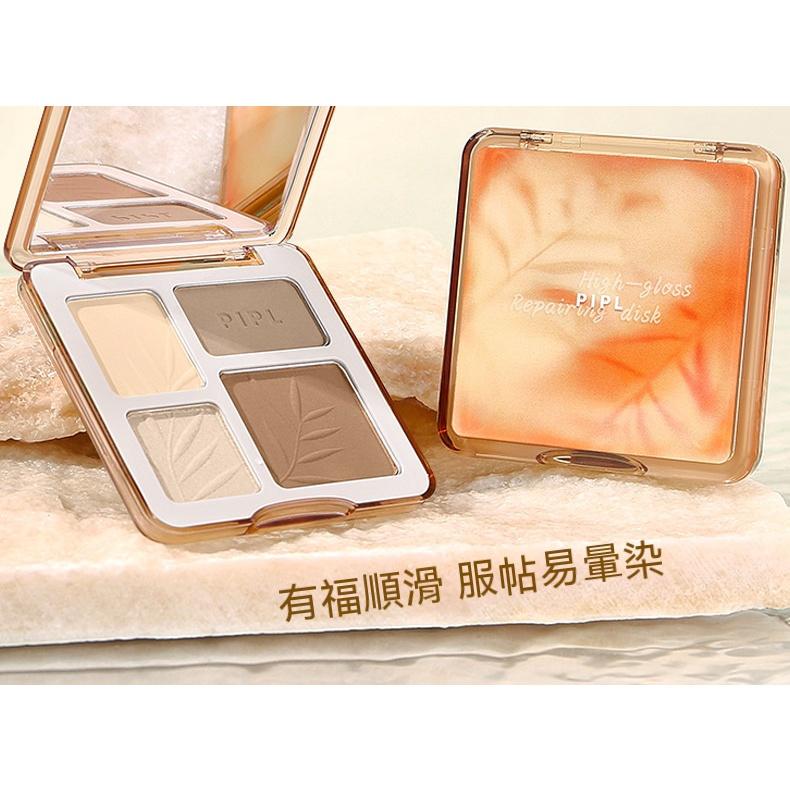 高光盤 修容盤  四色高光修容盤 四色高光修容盤 四色修容盤高光澤霧面提亮閃粉鼻影陰影高光修容盤 抖音 熱銷款 批發-細節圖9