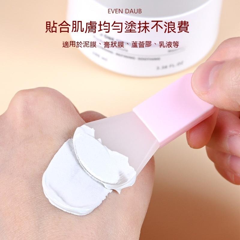 面膜刷 便攜迷你美容護膚矽膠面膜矽膠刷套裝泥膜刷臉部塗抹式美容化妝刷 矽膠面膜刷 敷臉刷 DIY 臉面保養刷 美容面膜刷-細節圖4