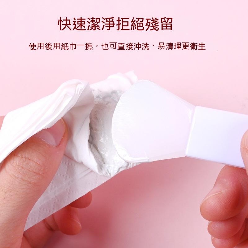 面膜刷 便攜迷你美容護膚矽膠面膜矽膠刷套裝泥膜刷臉部塗抹式美容化妝刷 矽膠面膜刷 敷臉刷 DIY 臉面保養刷 美容面膜刷-細節圖5