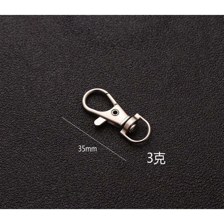 『貝比』鑰匙圈 吊飾 龍蝦扣 娃娃機 寵物 扣環 鑰匙扣 材料 diy 配件 汽車鑰匙圈 手作吊飾材料 鑰匙-規格圖9