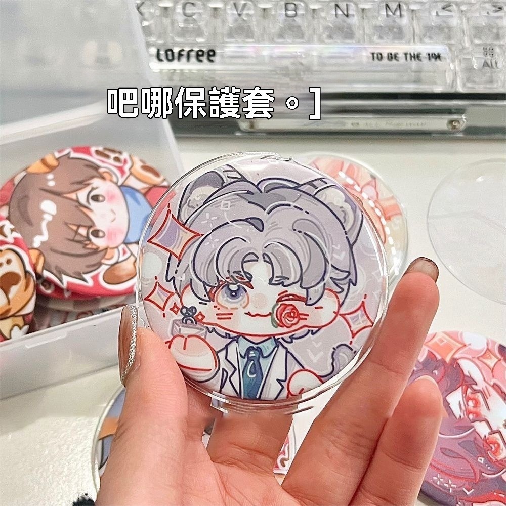 50個50元 徽章保護套 高清加厚 20絲 保護套 吧唧保護套 徽章套 徽章收納套 透明保護套 PVC徽章吧唧保護-細節圖3