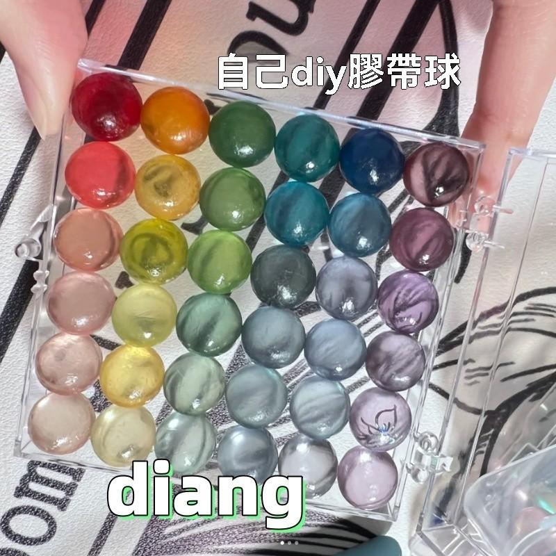 水晶黏黏球 水晶球 手作 DIY 水晶黏球 膠帶 夜市批發 娃娃機 解壓 文具 黏球膠帶 捏捏樂 紓壓小物 贈品-細節圖6