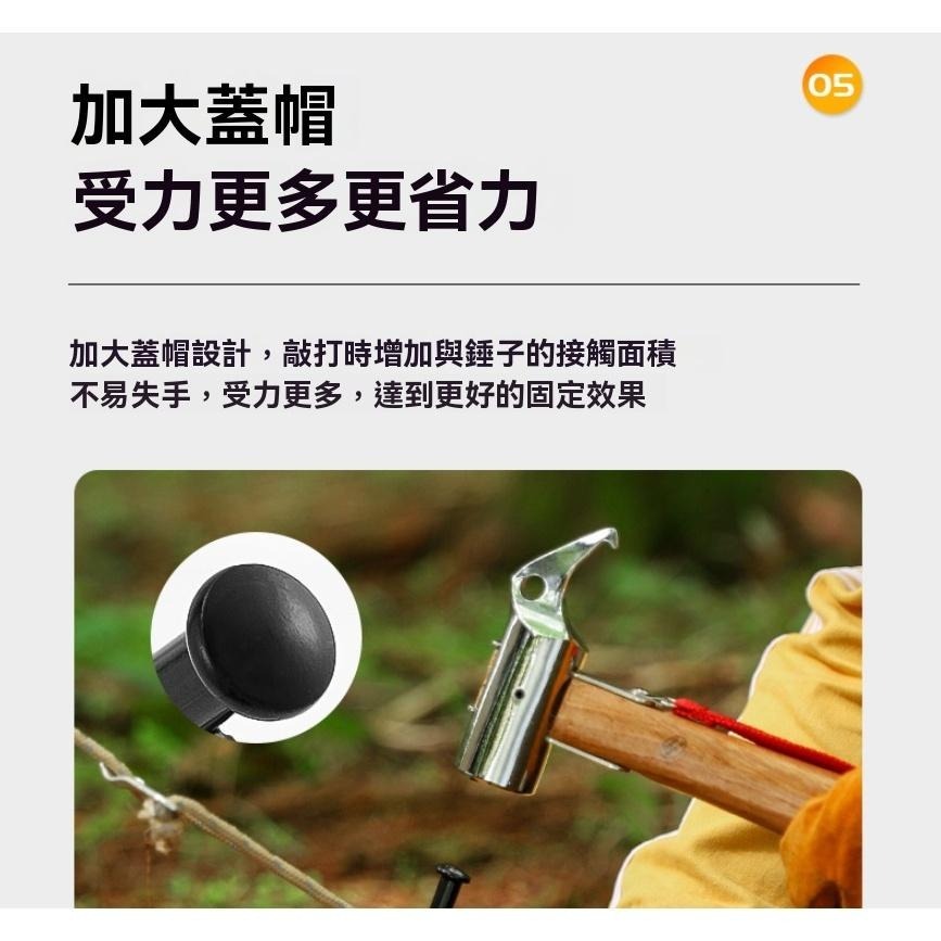 GD生活批發 地釘 戶外 加長 加粗 野營地釘 帳篷 露營 鋼鐵地釘 沙灘 營地釘 露營地釘 現貨 固定 固定釘-細節圖6
