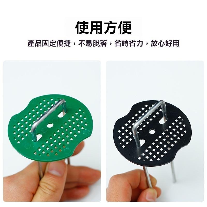 50個50元 不鏽鋼U型 地釘 批發 戶外 草皮 植物園釘 防草布 地膜 U型 固定地釘 地佈釘 倒刺釘 固定釘-細節圖5