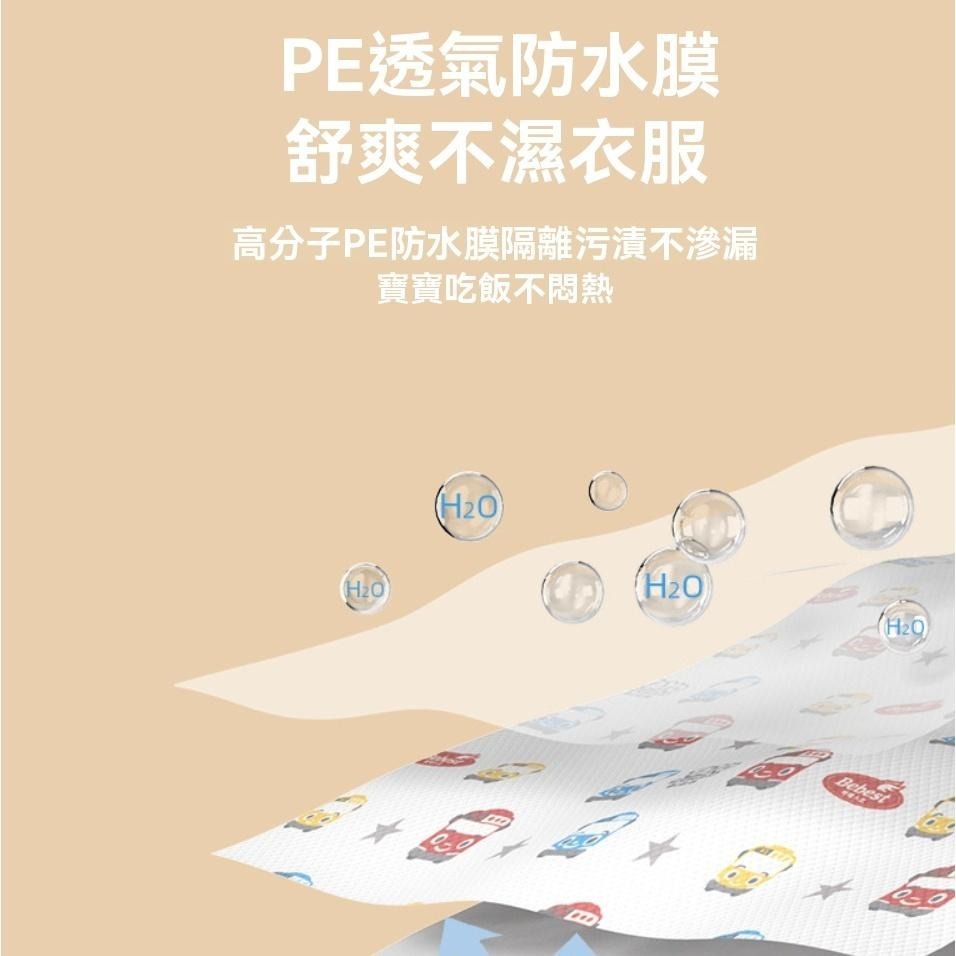 10個30元 一次性圍兜 拋棄式圍兜 防水圍兜 圍兜 方便 口水巾 紗布巾 圍兜兜 飯兜 防髒汙 批發 吃飯圍兜-細節圖9