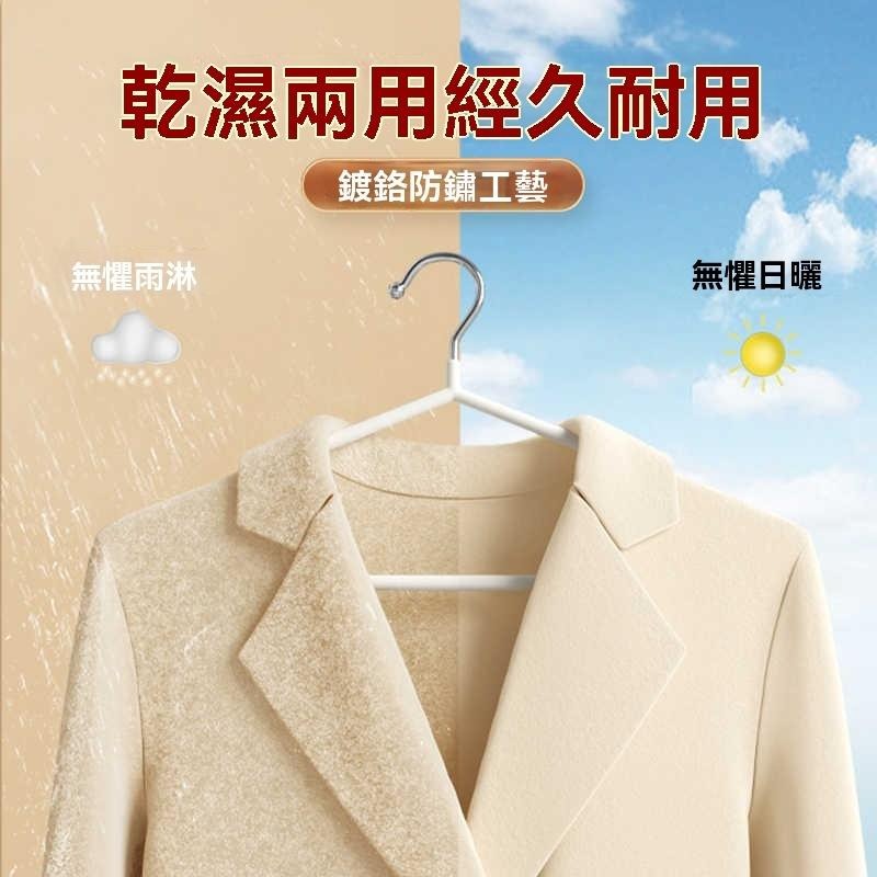 10之30元 衣架【止滑衣架】不鏽鋼衣架 防滑 無痕衣架 防滑衣架 曬衣架 晾衣架 掛衣架 兒童衣架 毛衣衣架 掛勾衣架-細節圖6
