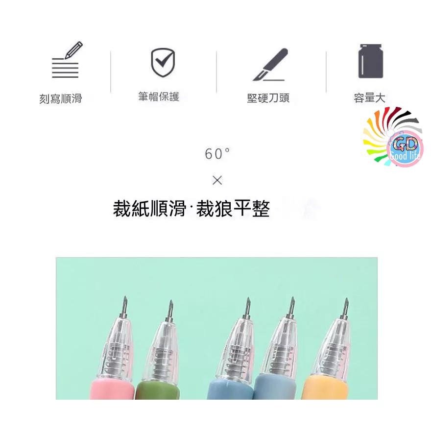 5支10元 筆刀 刀 美工刀  切割刀 雕刻刀 刻刀 手帳筆刀 紙雕 雕刻 小刀 剪刀 手帳 手做 現貨 GD生活批發-細節圖6