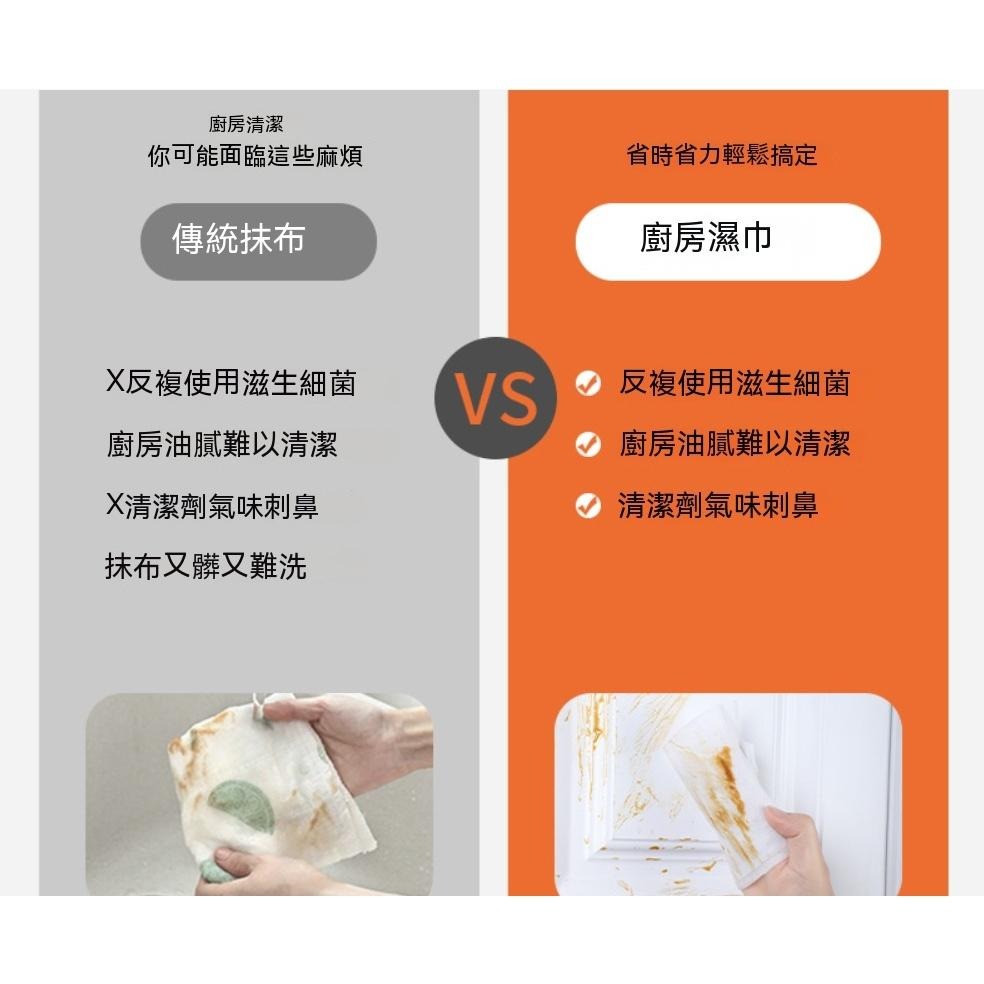 廚房濕巾 加大容量80抽 清潔黑科技 清潔抹布 廚房濕紙巾 萬用去汙巾 濕紙巾 廚房紙巾 萬用清潔巾 廚房清潔濕紙巾-細節圖7