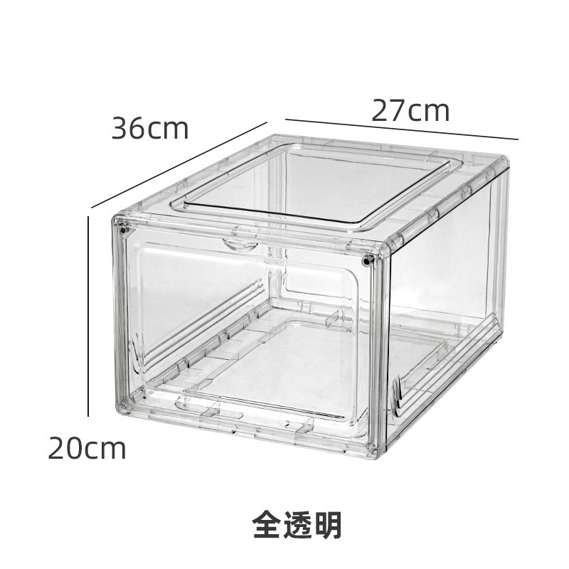 潮范收納鞋盒 收納盒 鞋盒 加厚鞋盒 運動鞋 收納櫃 收納 收納鞋盒 收藏盒 鞋櫃 房間收納 展示盒 小包收納盒 公仔-規格圖9