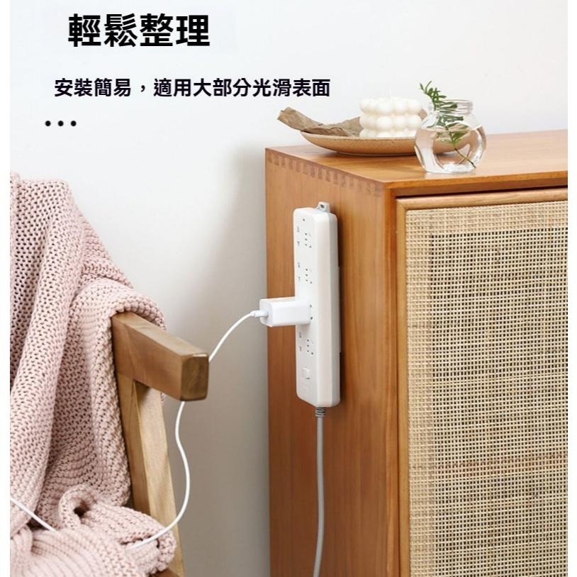 10個30元 排插固定器  延長線固定器  插線板固定器  排插收納固定器  排插掛架  延長線架 免打孔不傷牆-細節圖6