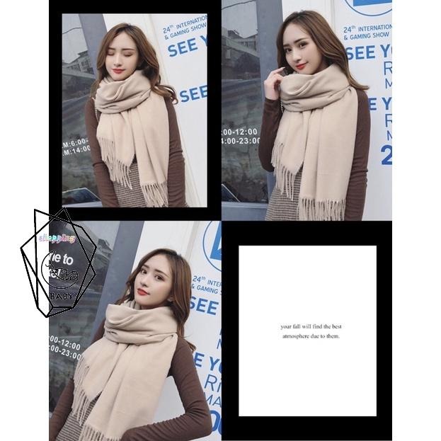 圍巾 冬季圍巾 保暖圍巾 女生圍巾 男生圍巾 情侶圍巾 羊毛圍巾 大圍巾 百搭圍巾 純色圍巾 學生圍巾 針織圍巾-細節圖4