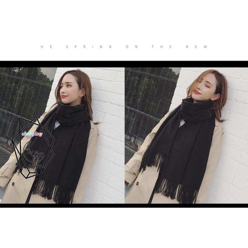 圍巾 冬季圍巾 保暖圍巾 女生圍巾 男生圍巾 情侶圍巾 羊毛圍巾 大圍巾 百搭圍巾 純色圍巾 學生圍巾 針織圍巾-細節圖5