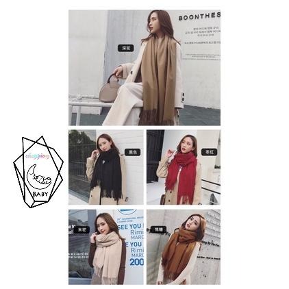 圍巾 冬季圍巾 保暖圍巾 女生圍巾 男生圍巾 情侶圍巾 羊毛圍巾 大圍巾 百搭圍巾 純色圍巾 學生圍巾 針織圍巾-細節圖8