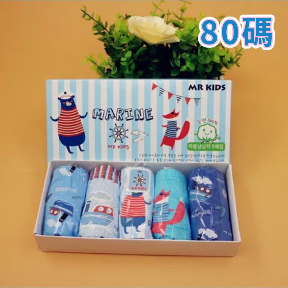 內褲 熱銷 兒童內褲 透氣禮盒 男童 三角內褲 盒裝5件 類純棉 恐龍 小恐龍 卡車 賽車 可愛-規格圖9