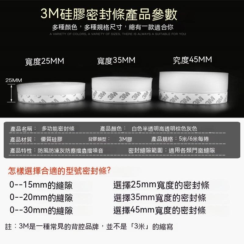 防塵條 3M背膠 密封條 矽膠密封條 門窗擋條 門底密封貼 窗戶隔音條 防紋蟲 門縫條 防紋蟲 防風 防塵 門底密封貼-細節圖9