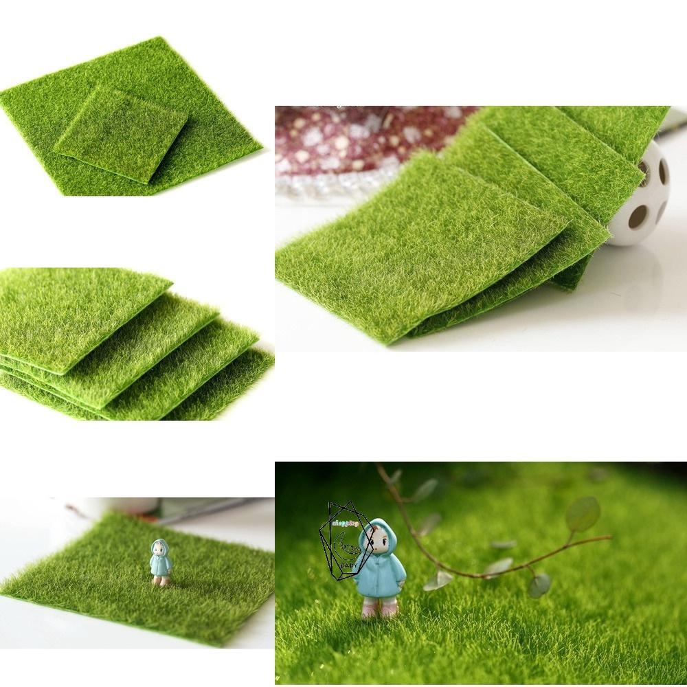 草皮 草 仿真景觀草皮 仿真草皮 人造草皮 塑膠草皮 造景 布置 草地毯 療癒小物 辦公室小物 假草 公仔-細節圖2