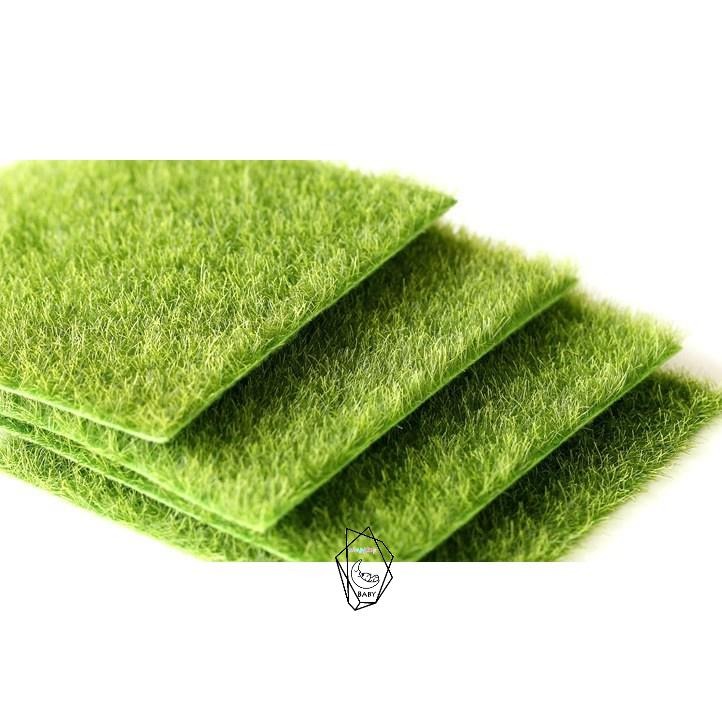 草皮 草 仿真景觀草皮 仿真草皮 人造草皮 塑膠草皮 造景 布置 草地毯 療癒小物 辦公室小物 假草 公仔-細節圖3