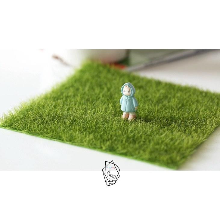 草皮 草 仿真景觀草皮 仿真草皮 人造草皮 塑膠草皮 造景 布置 草地毯 療癒小物 辦公室小物 假草 公仔-細節圖5