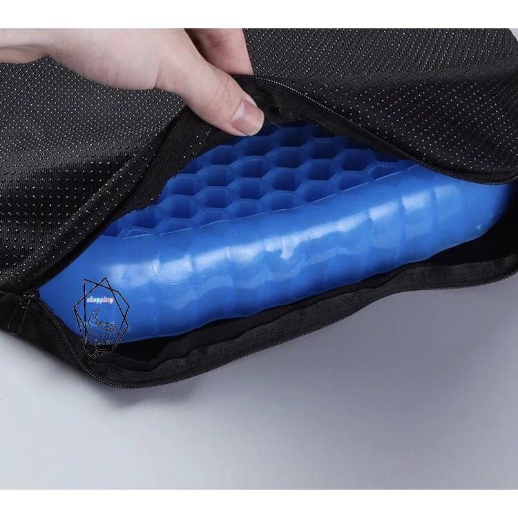 坐墊 雞蛋坐墊 凝膠坐墊 水感 凝膠椅墊 凝膠坐墊 多功能 紓壓座墊 蜂巢式減壓 減壓坐墊 送防塵套水感凝膠坐墊 椅墊-細節圖9