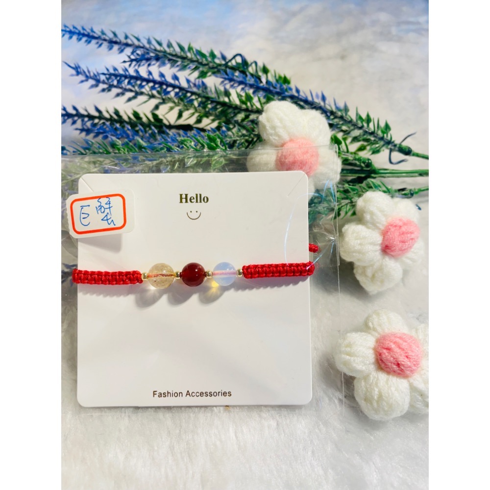 12星座幸運水晶手繩開運正能量擋煞避邪紅繩-規格圖3