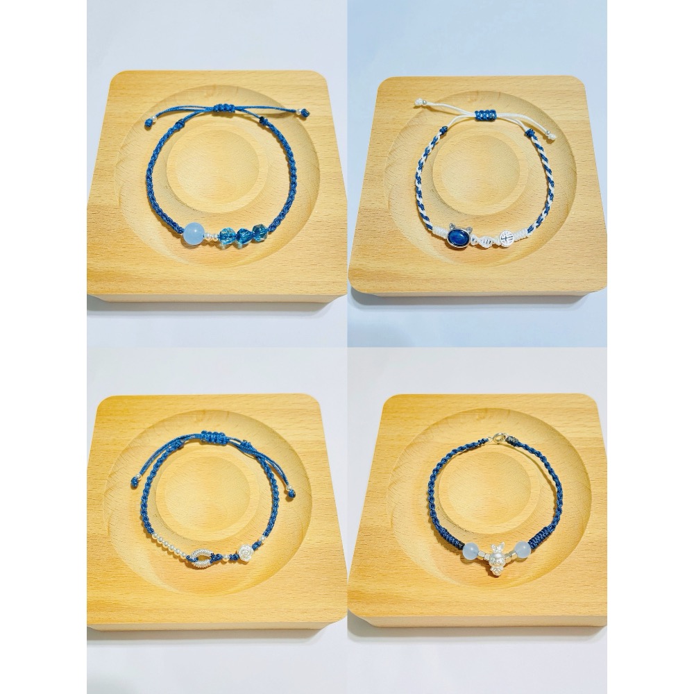 藍色系手繩-細節圖2