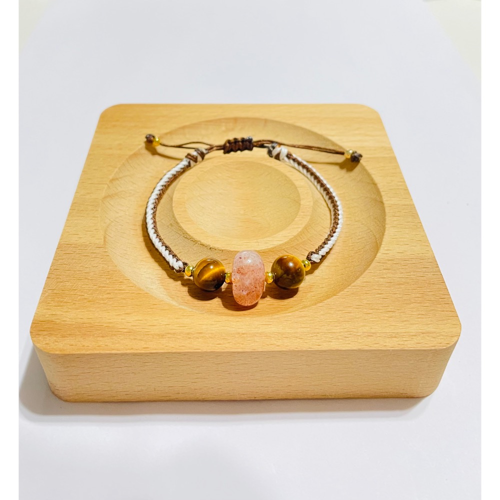 咖啡色系編織手繩-細節圖7