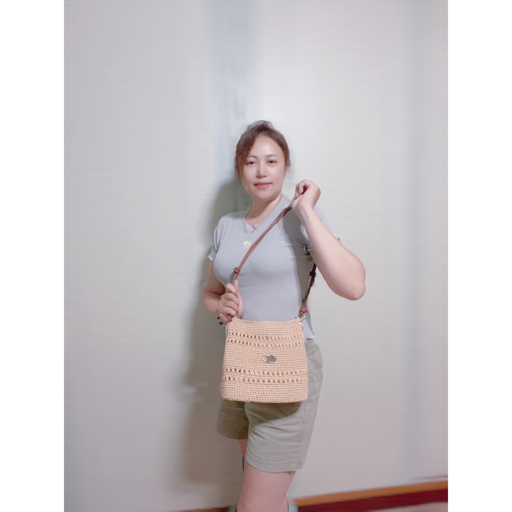 肩背棉草包-細節圖3