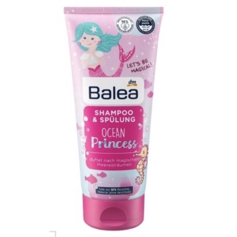 《愛山玲》 德國 Balea 魔法星/美人魚小公主 洗護髮二合一兒童洗髮精/果香味 ✨-細節圖4