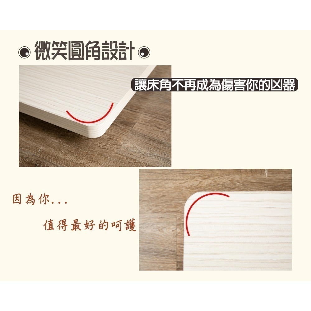 激厚防水六分木心板低床底/低床架/矮床底/矮床架/單人3.5尺/雙人5尺/ 雙人加大6尺-細節圖3